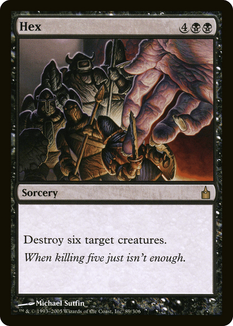 Hex — Ravnica: City of Guilds — Magic: The Gathering