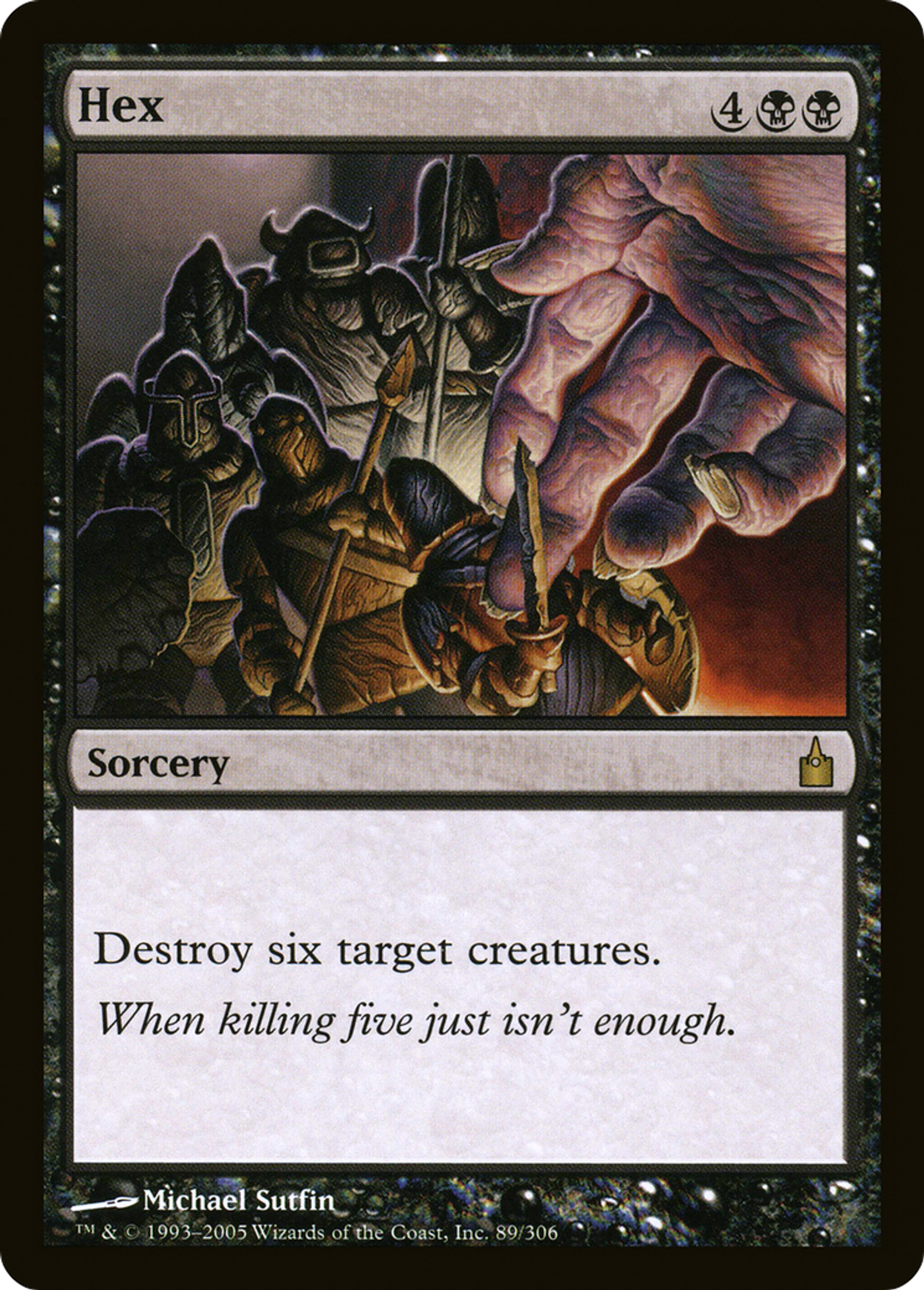 Maléfice hexagonal — Ravnica: City of Guilds — Magic: The Gathering
