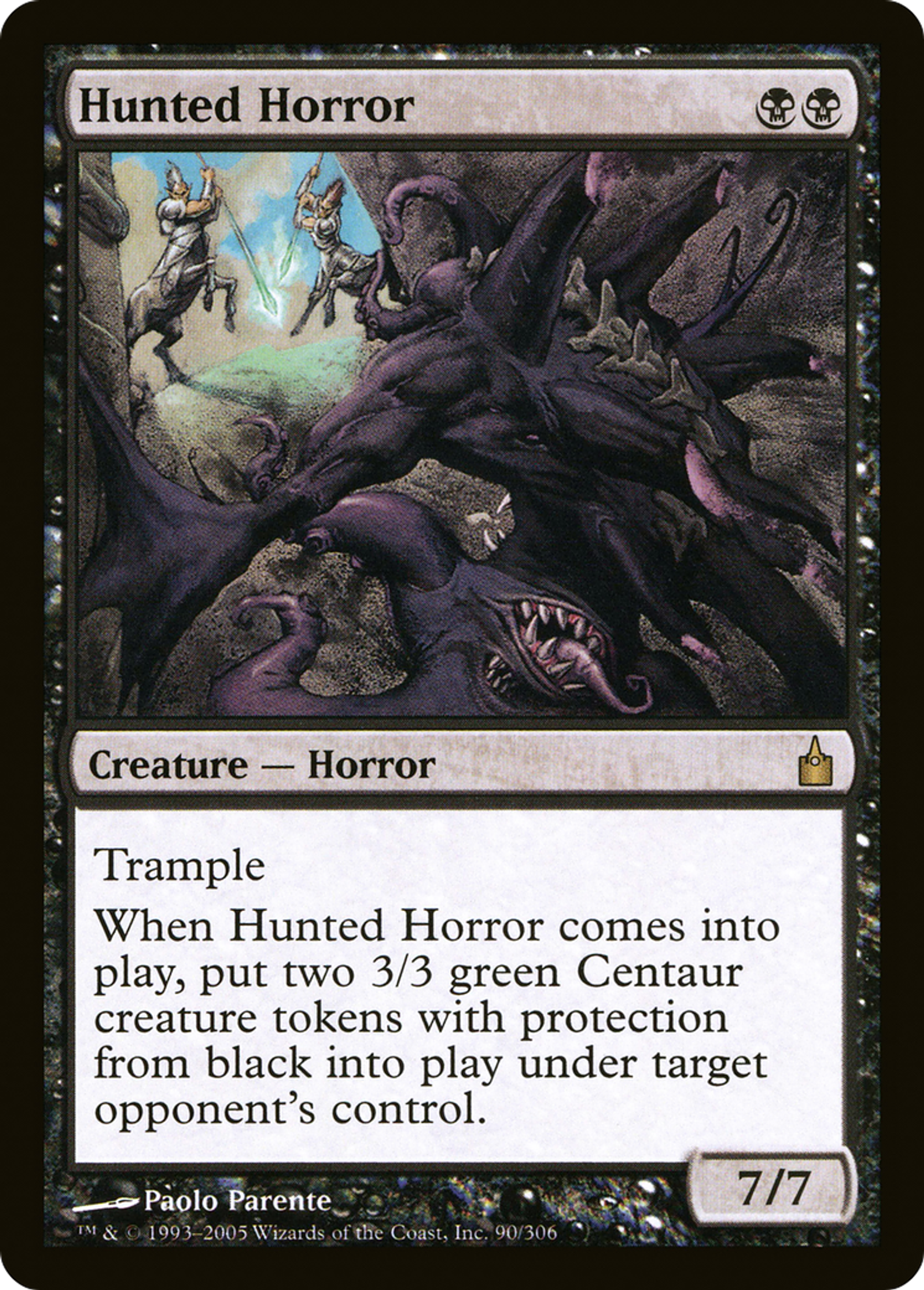 Hunted Horror — Ravnica: City of Guilds — Magic: The Gathering