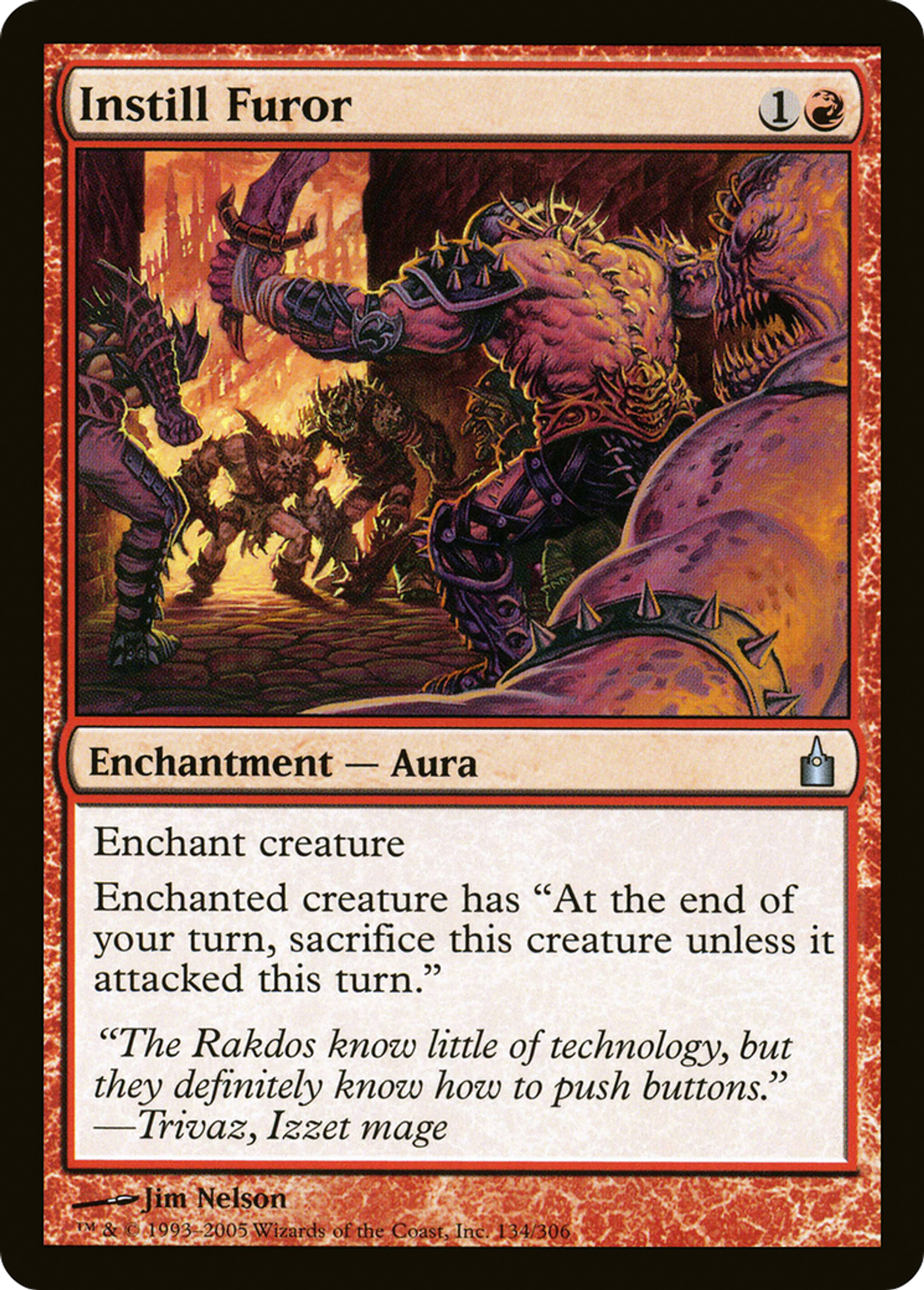 Instill Furor — Ravnica: City of Guilds — Magic: The Gathering