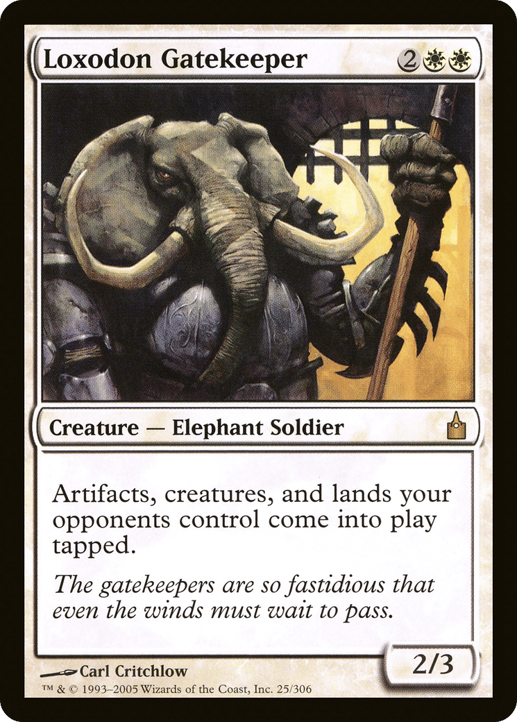 Loxodon Gatekeeper — Ravnica: City of Guilds — Magic: The Gathering