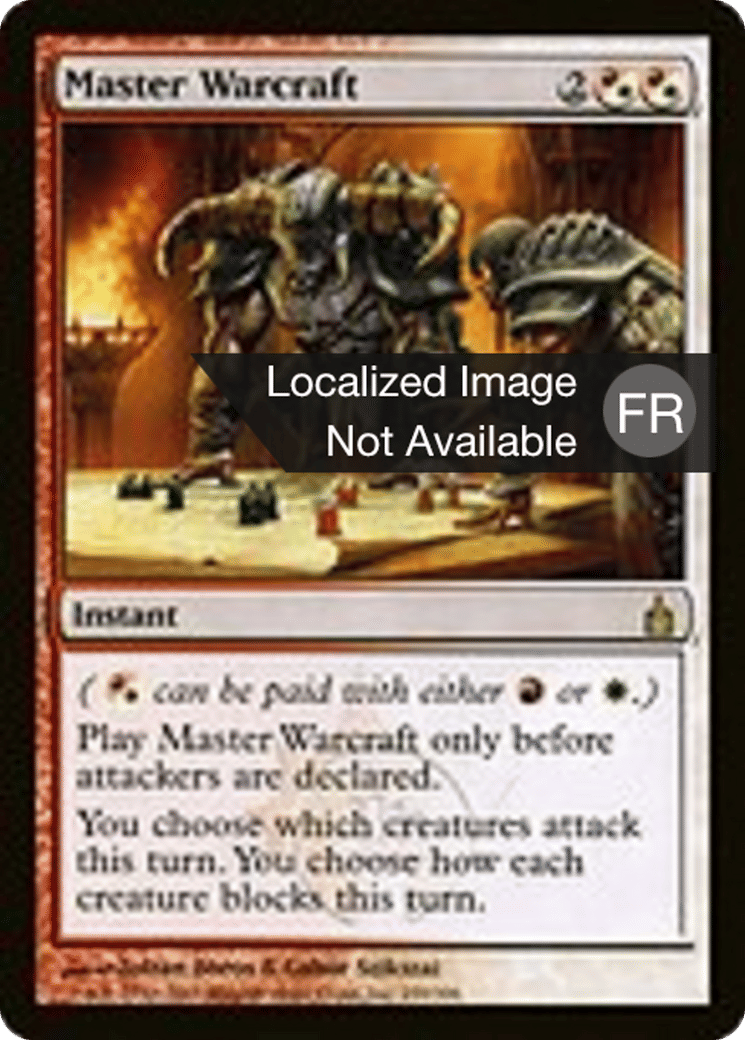 Maîtrise de l'art de la guerre — Ravnica: City of Guilds — Magic: The Gathering