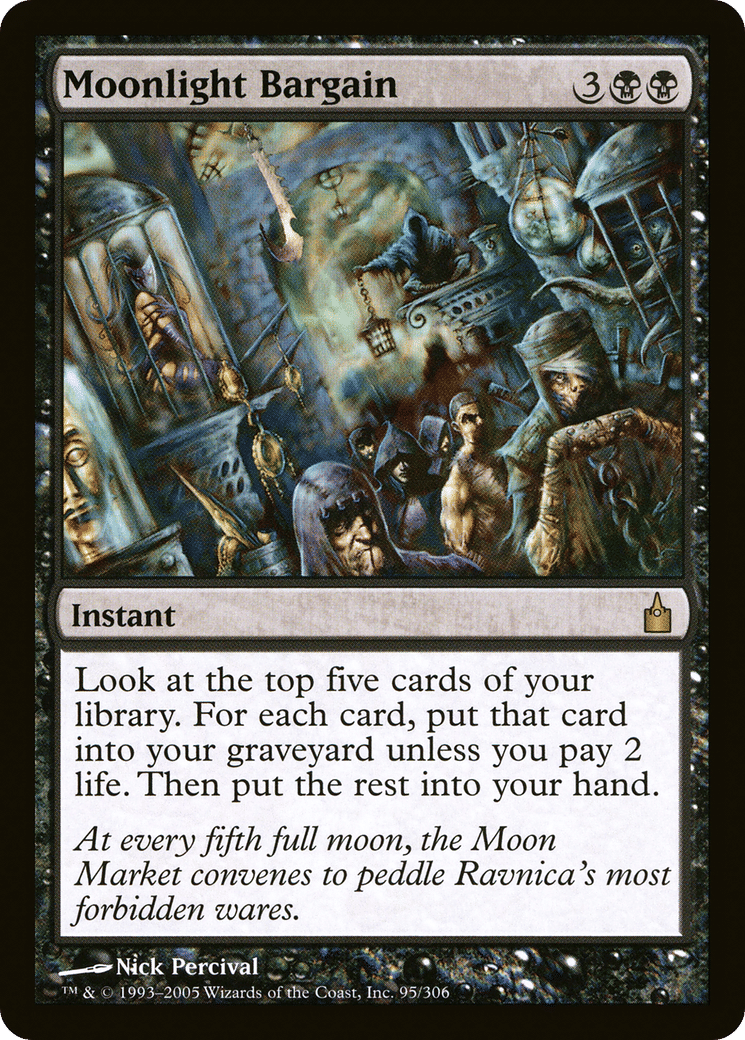 Moonlight Bargain — Ravnica: City of Guilds — Magic: The Gathering