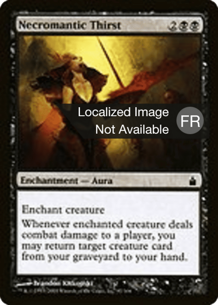 Soif nécromantique — Ravnica: City of Guilds — Magic: The Gathering