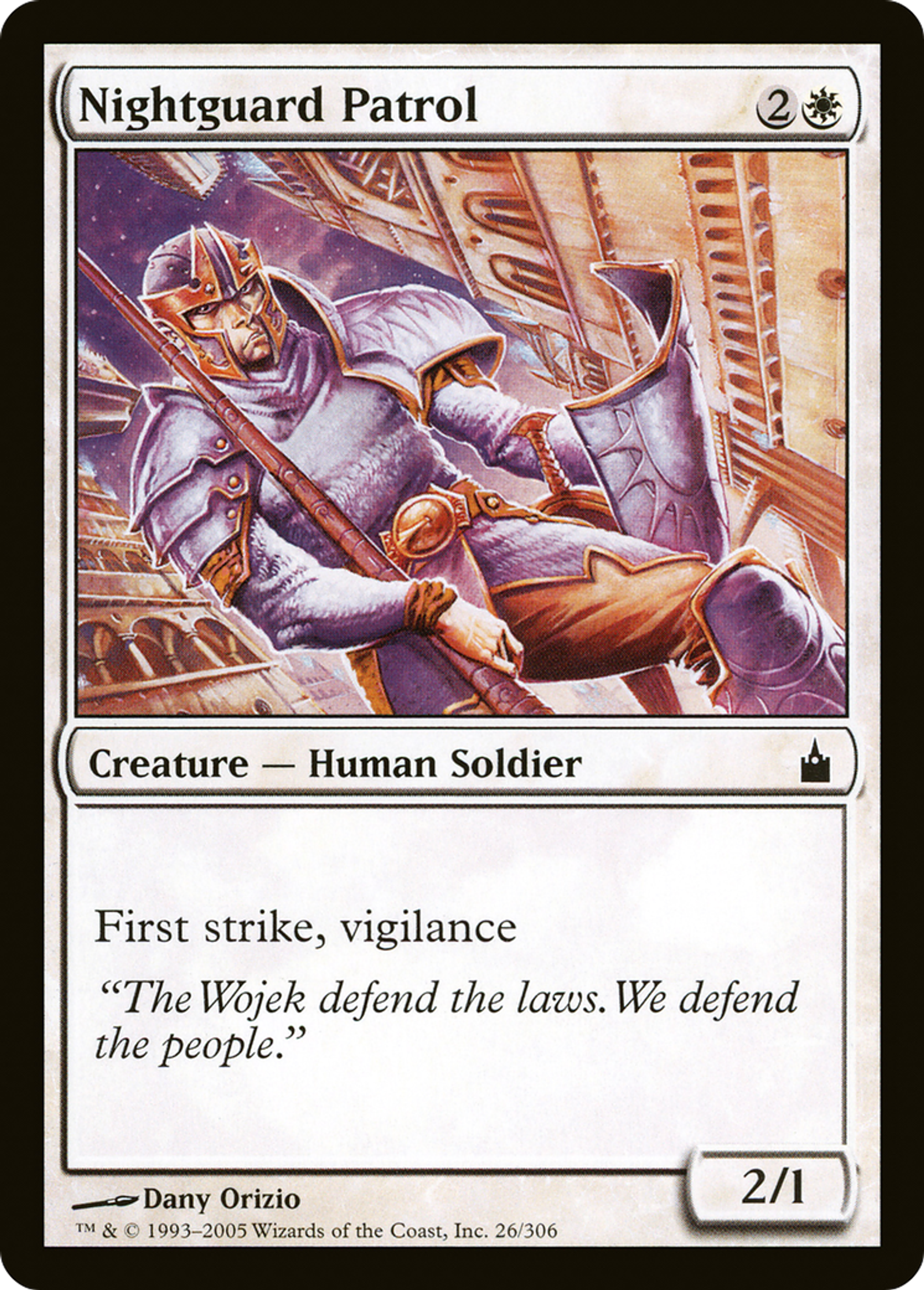 Nightguard Patrol — Ravnica: City of Guilds — Magic: The Gathering