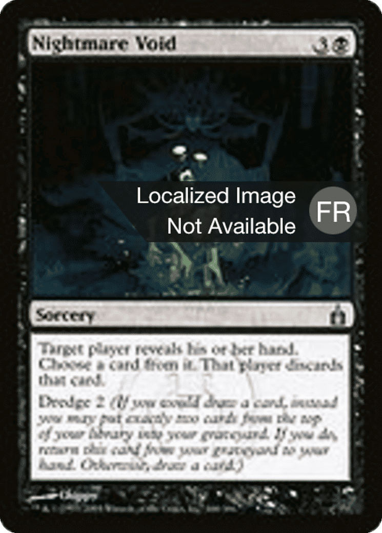 Vide cauchemardesque — Ravnica: City of Guilds — Magic: The Gathering