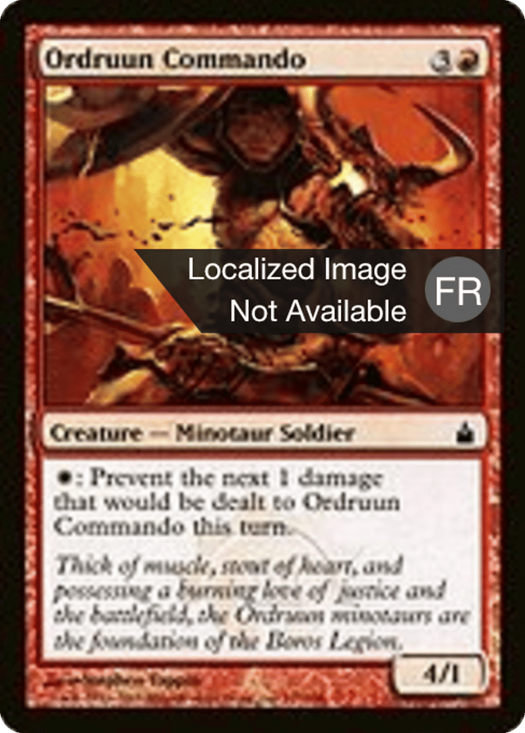 Commando ordruun — Ravnica: City of Guilds — Magic: The Gathering