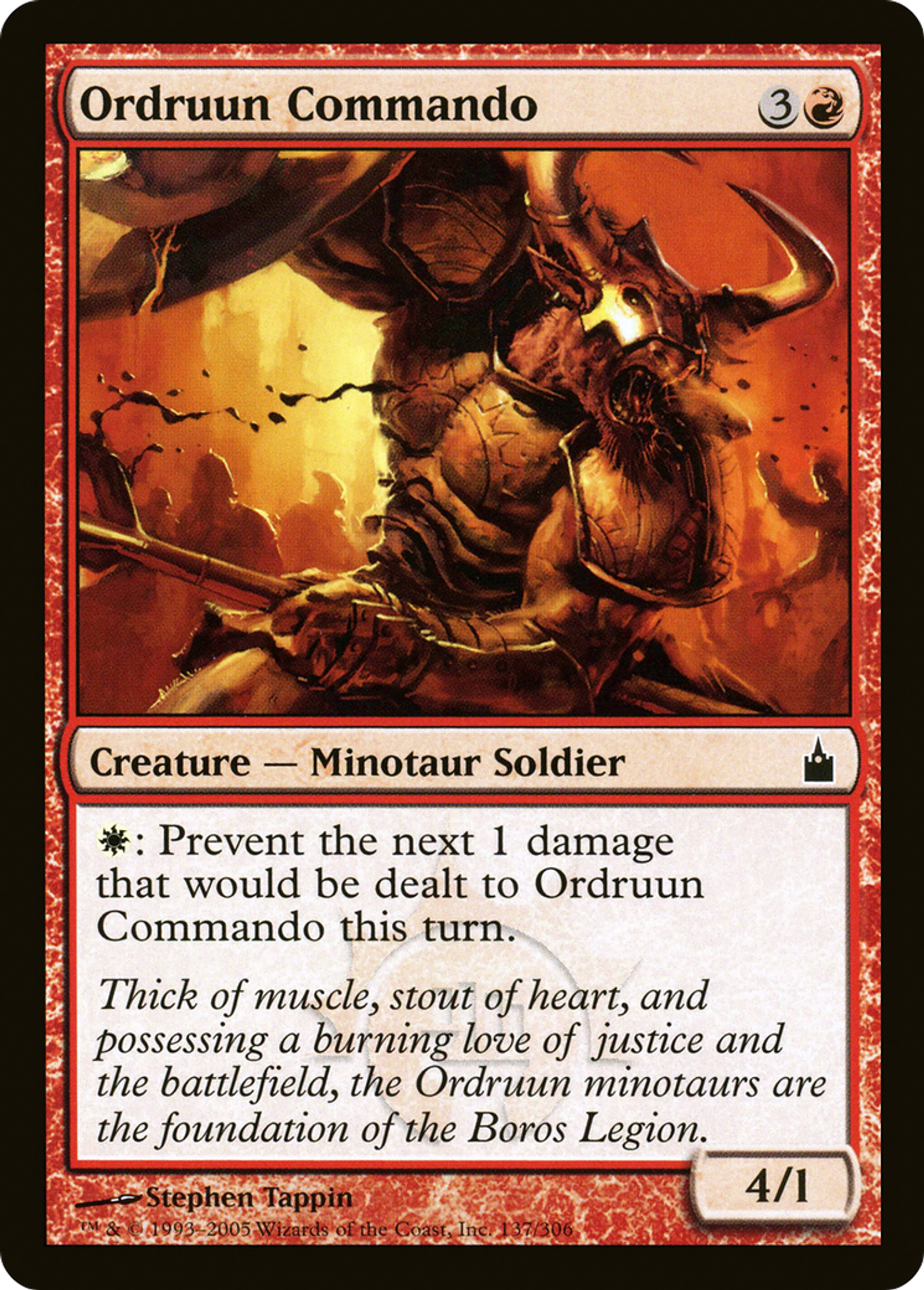 Ordruun Commando — Ravnica: City of Guilds — Magic: The Gathering
