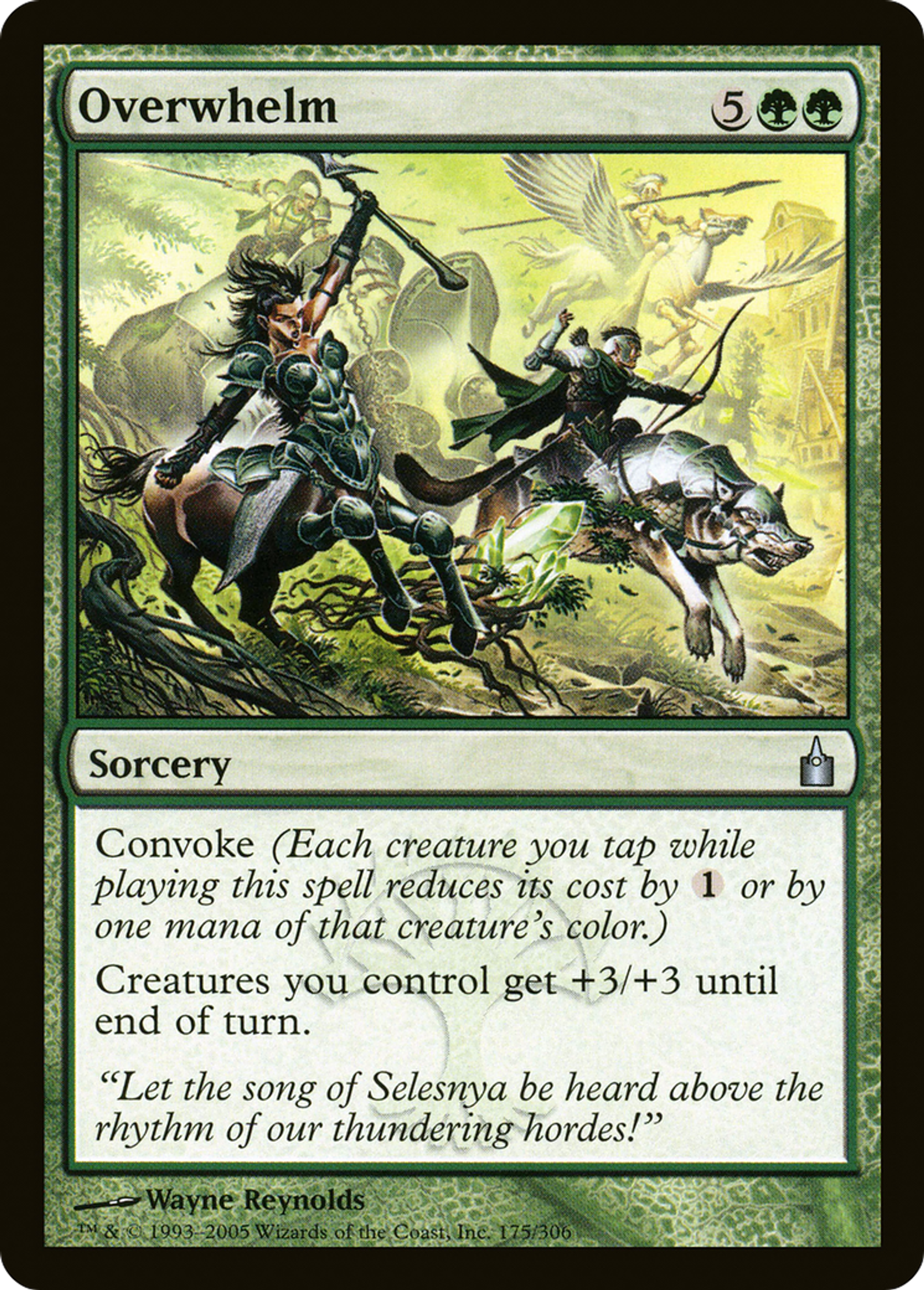 Débordement — Ravnica: City of Guilds — Magic: The Gathering