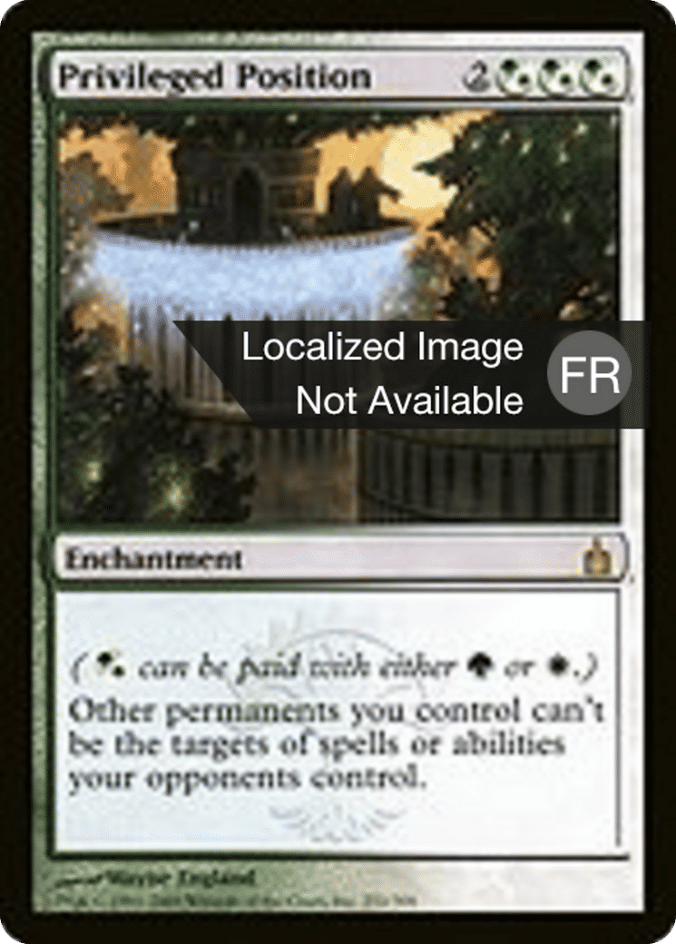 Position privilégiée — Ravnica: City of Guilds — Magic: The Gathering