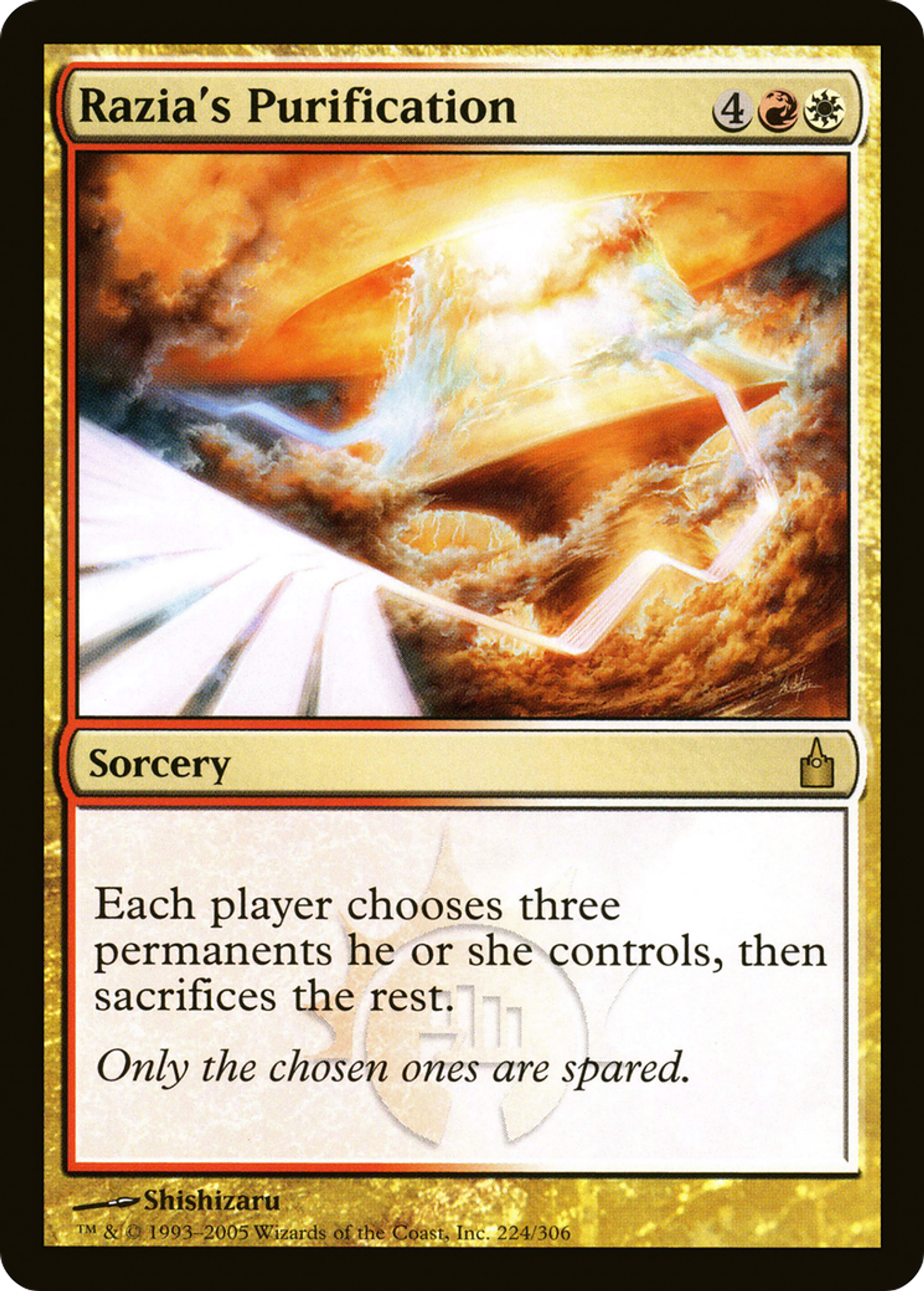 Purification selon Razia — Ravnica: City of Guilds — Magic: The Gathering