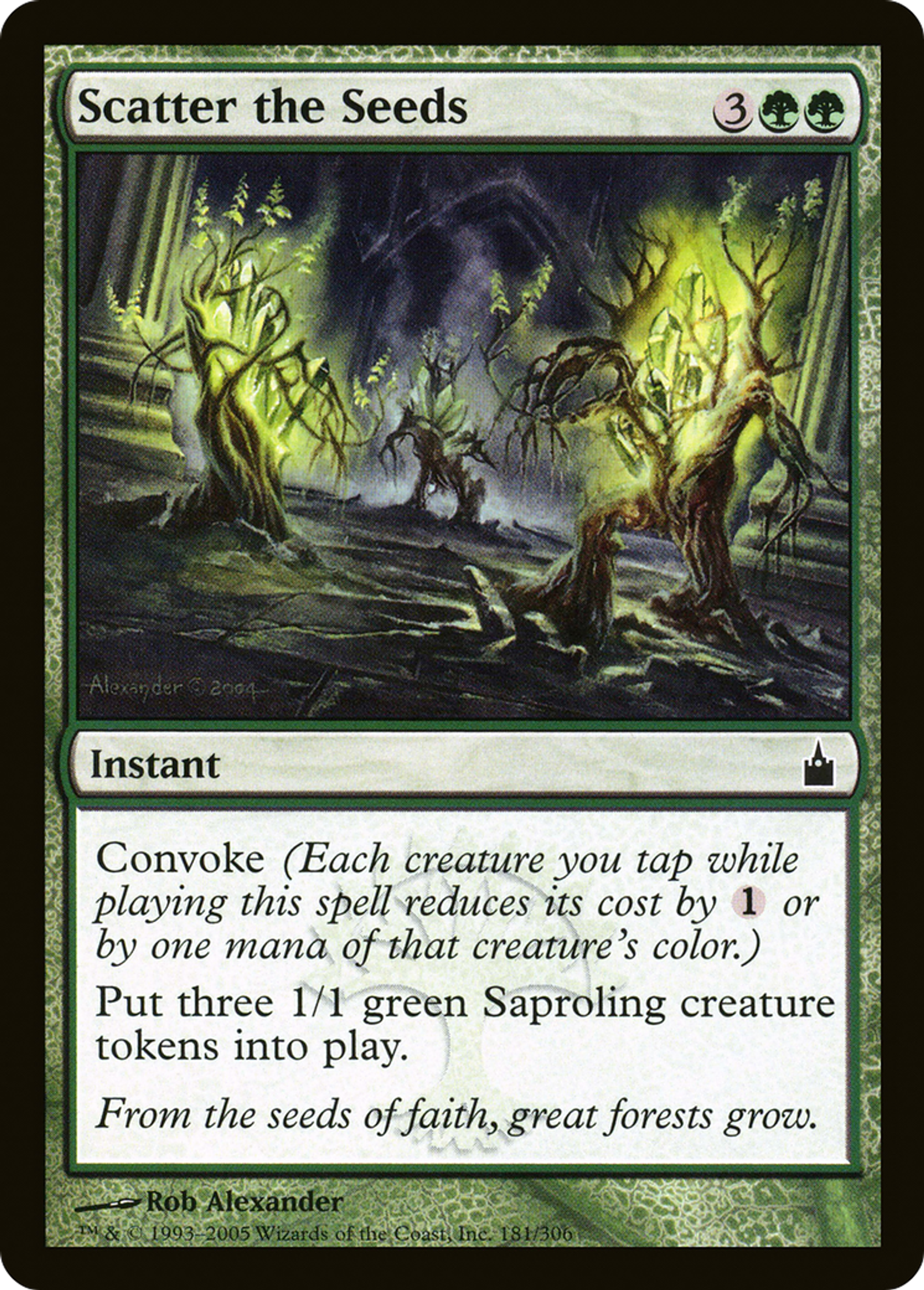 Scatter the Seeds — Ravnica: City of Guilds — Magic: The Gathering