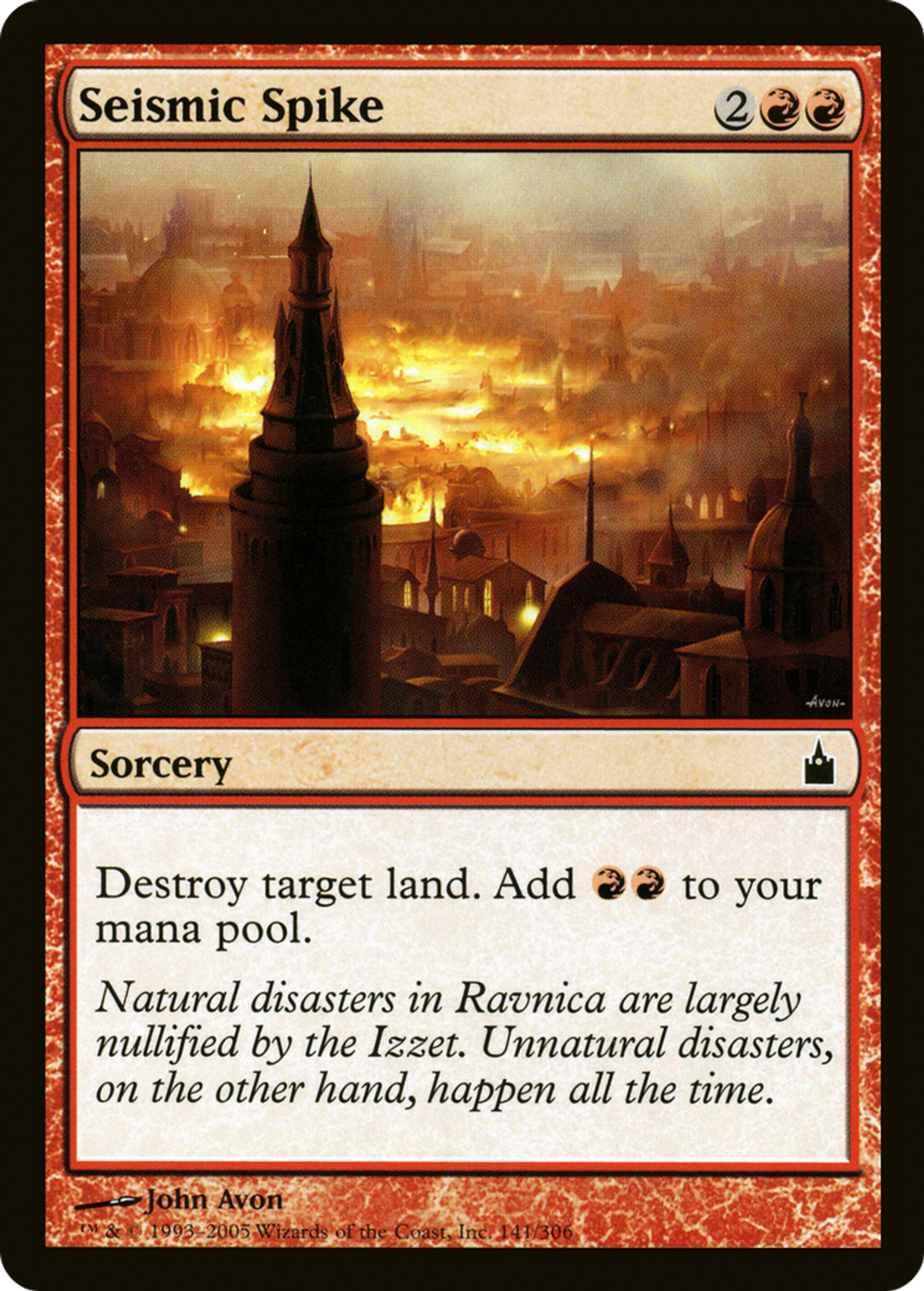 Seismic Spike — Ravnica: City of Guilds — Magic: The Gathering