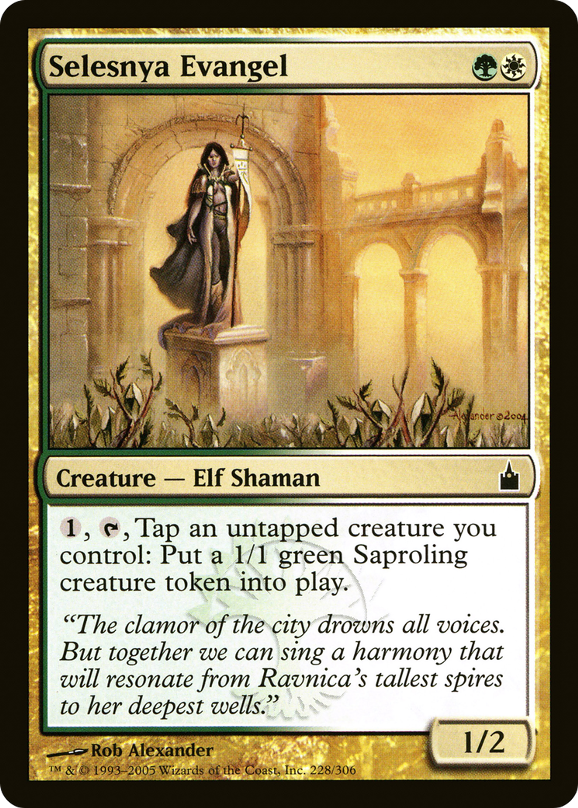 Prédicatrice de Selesnya — Ravnica: City of Guilds — Magic: The Gathering