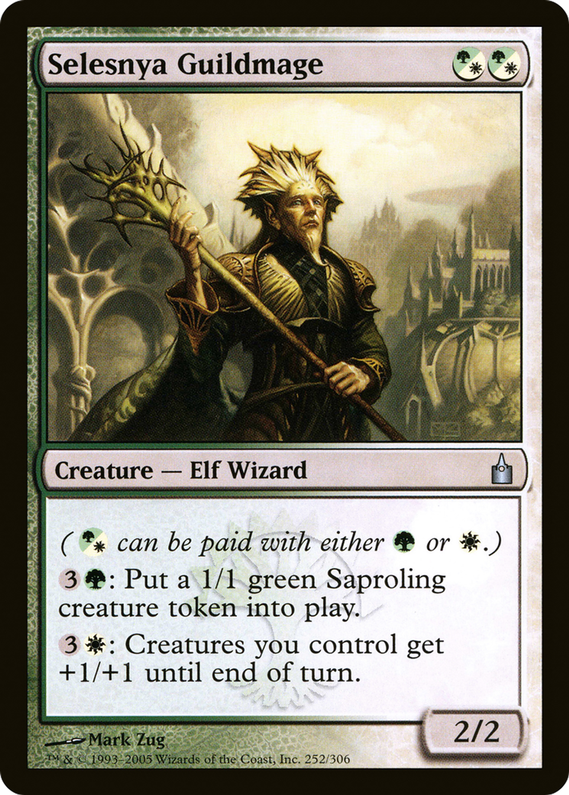 Selesnya Guildmage — Ravnica: City of Guilds — Magic: The Gathering