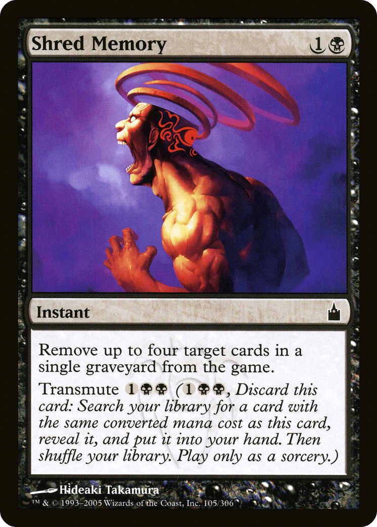 Shred Memory — Ravnica: City of Guilds — Magic: The Gathering