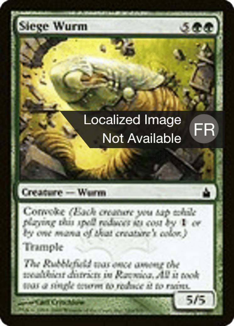 Guivre de siège — Ravnica: City of Guilds — Magic: The Gathering