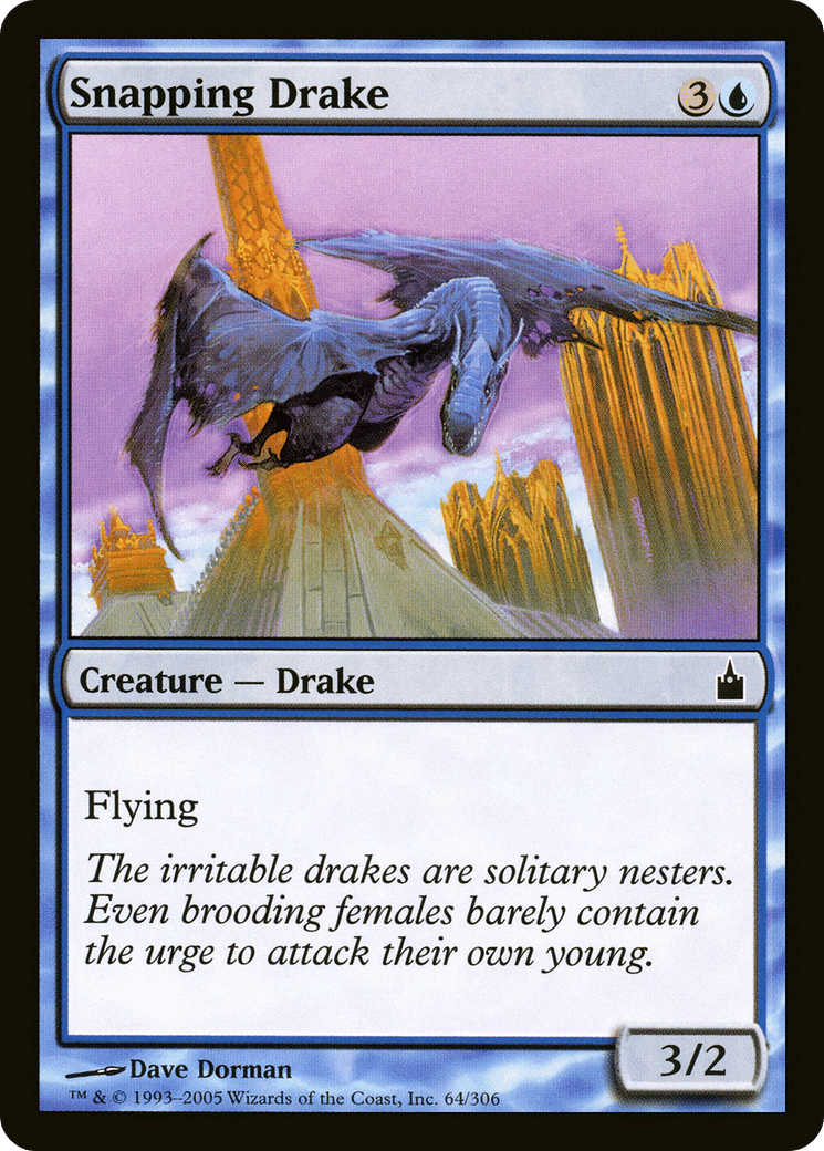 Snapping Drake — Ravnica: City of Guilds — Magic: The Gathering