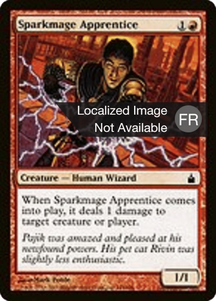 Apprentie étincemage — Ravnica: City of Guilds — Magic: The Gathering