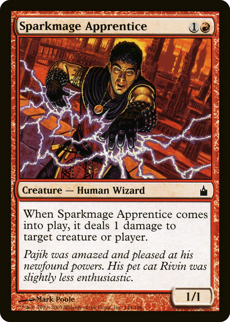 Sparkmage Apprentice — Ravnica: City of Guilds — Magic: The Gathering