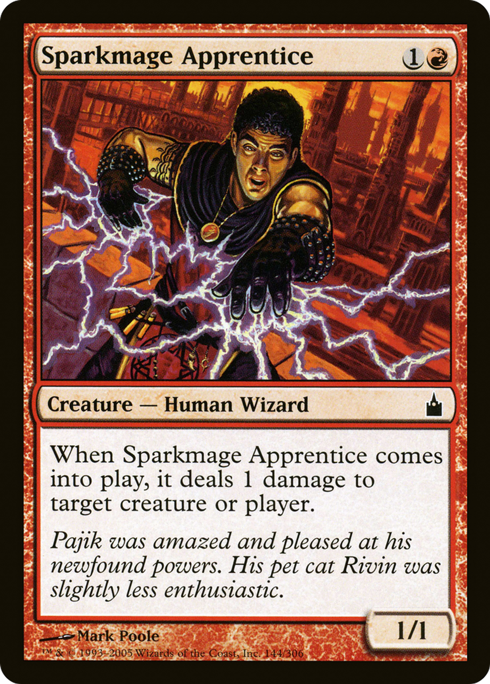 Sparkmage Apprentice — Ravnica: City of Guilds — Magic: The Gathering