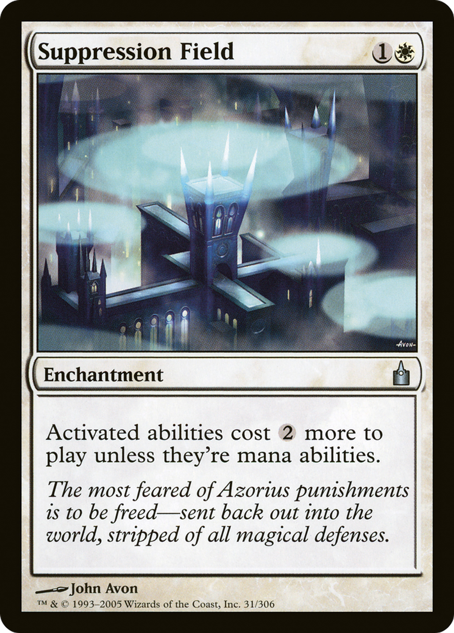 Suppression Field — Ravnica: City of Guilds — Magic: The Gathering
