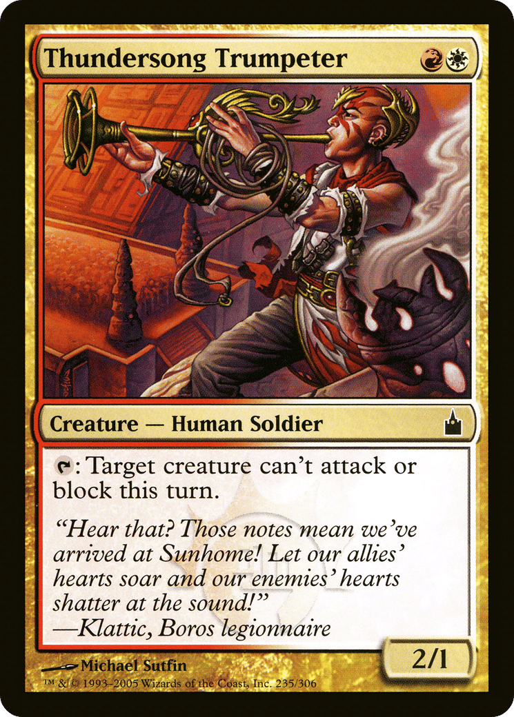 Thundersong Trumpeter — Ravnica: City of Guilds — Magic: The Gathering