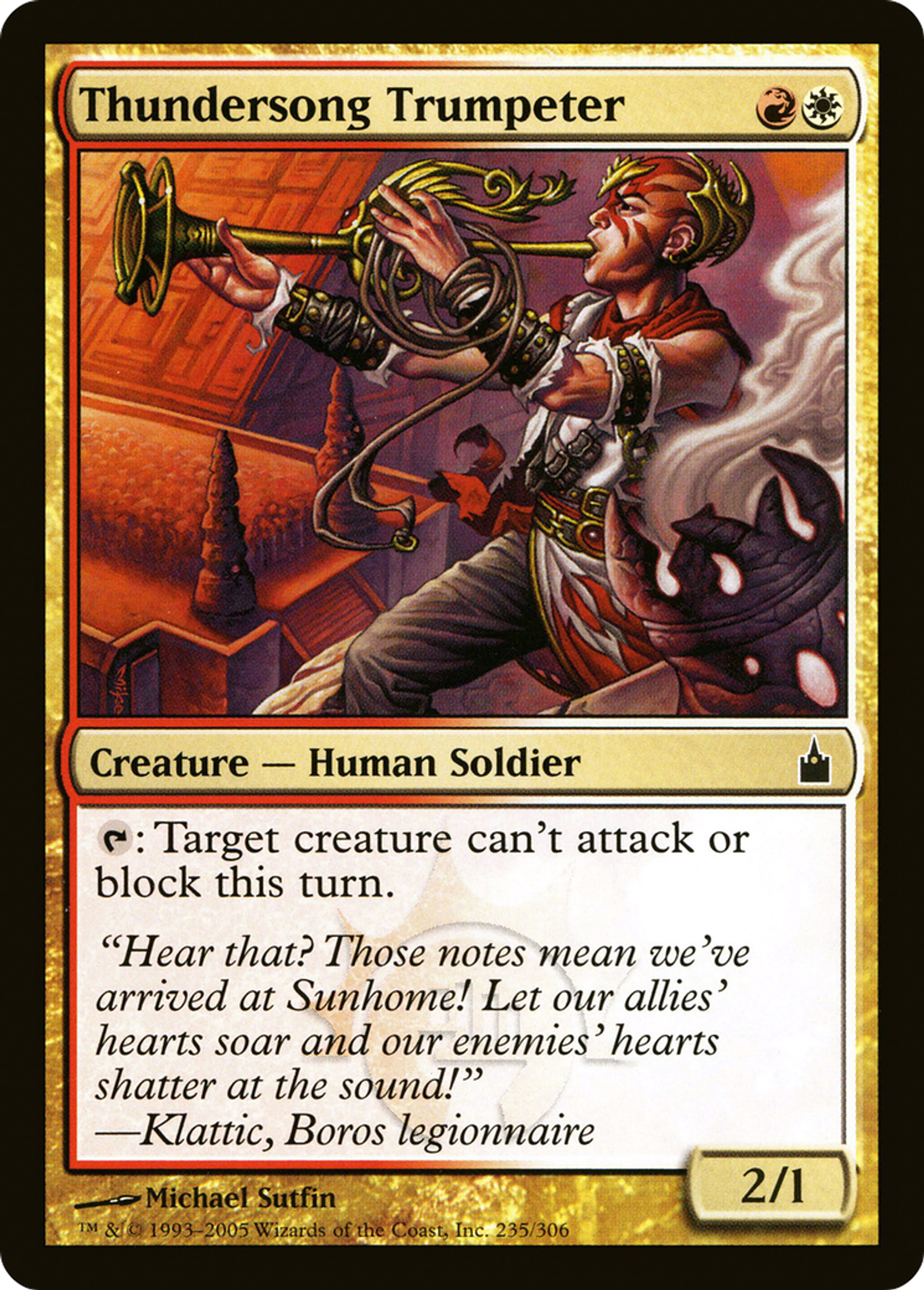 Thundersong Trumpeter — Ravnica: City of Guilds — Magic: The Gathering