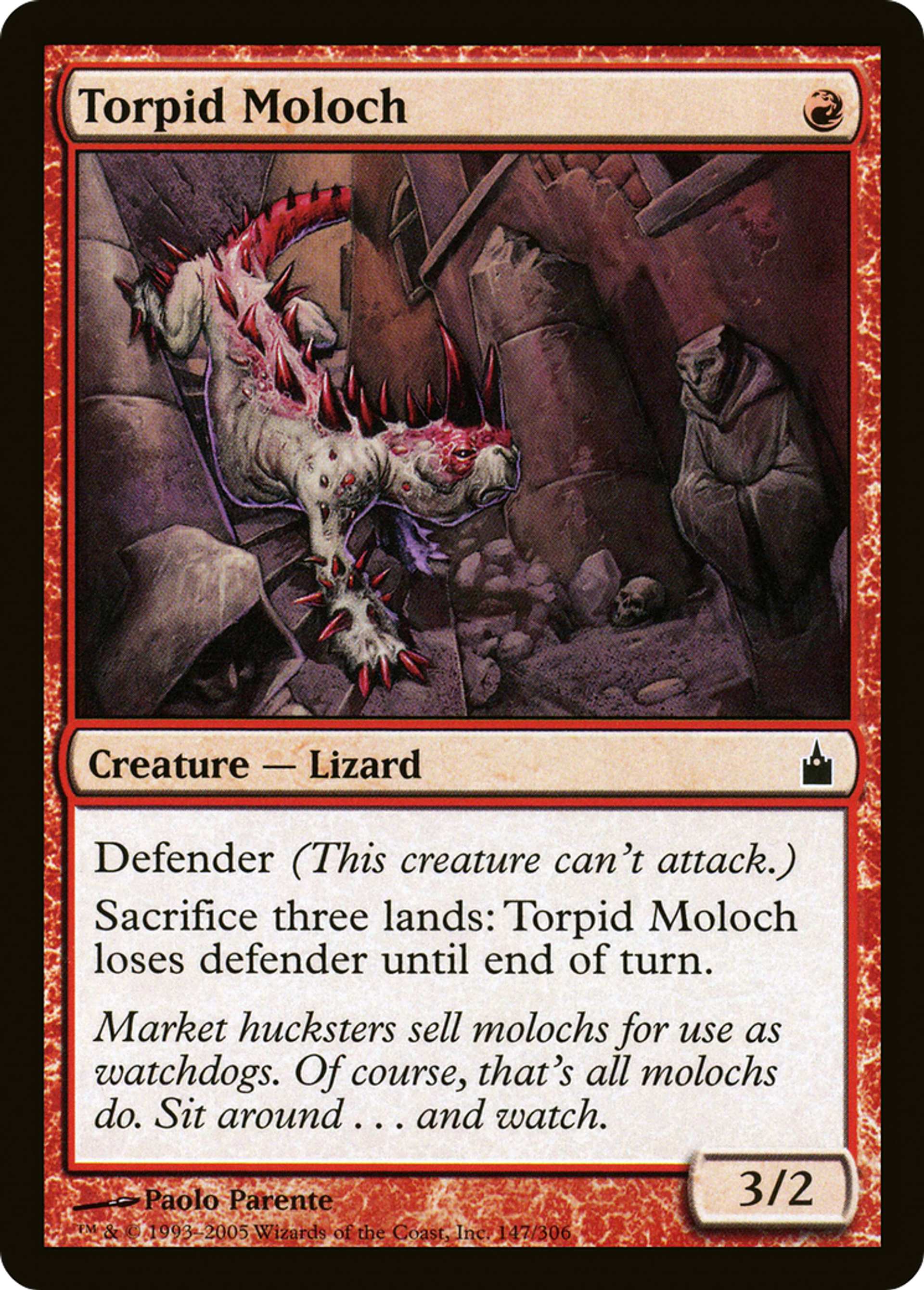 Torpid Moloch — Ravnica: City of Guilds — Magic: The Gathering