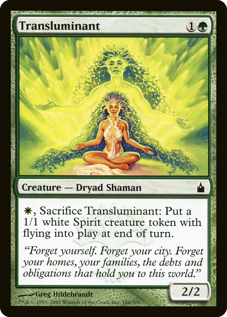 Transluminant — Ravnica: City of Guilds — Magic: The Gathering