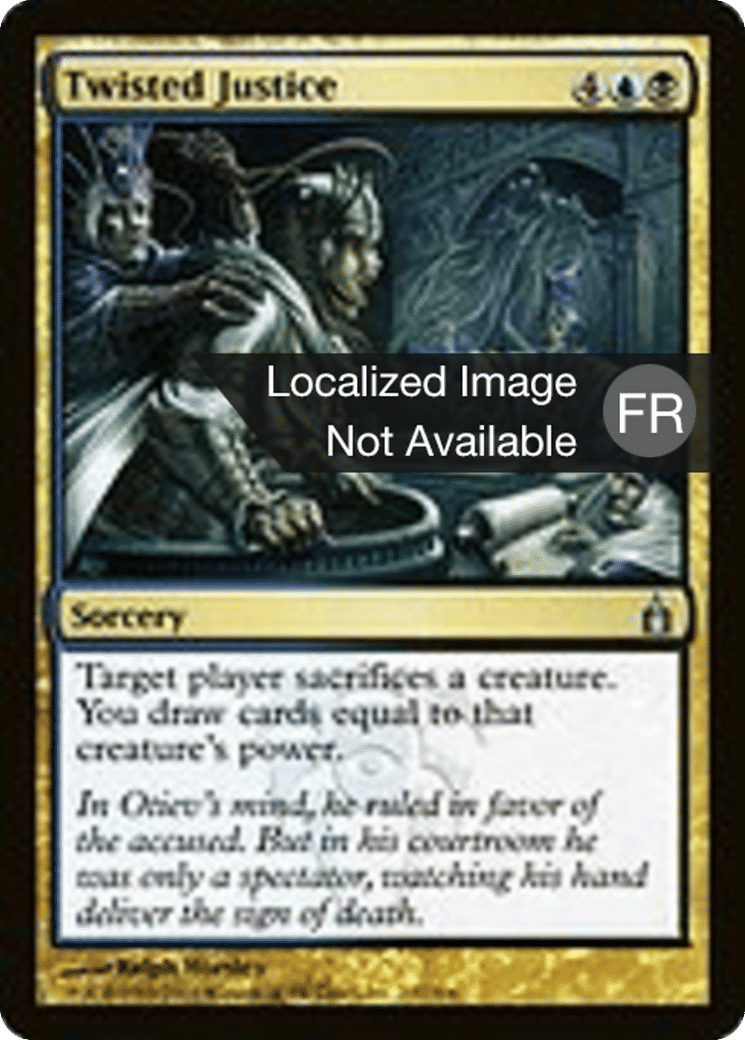 Justice perverse — Ravnica: City of Guilds — Magic: The Gathering