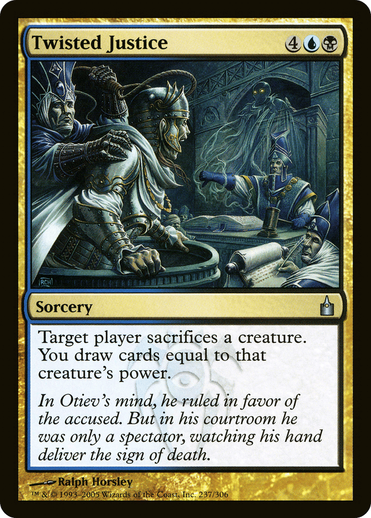 Twisted Justice — Ravnica: City of Guilds — Magic: The Gathering