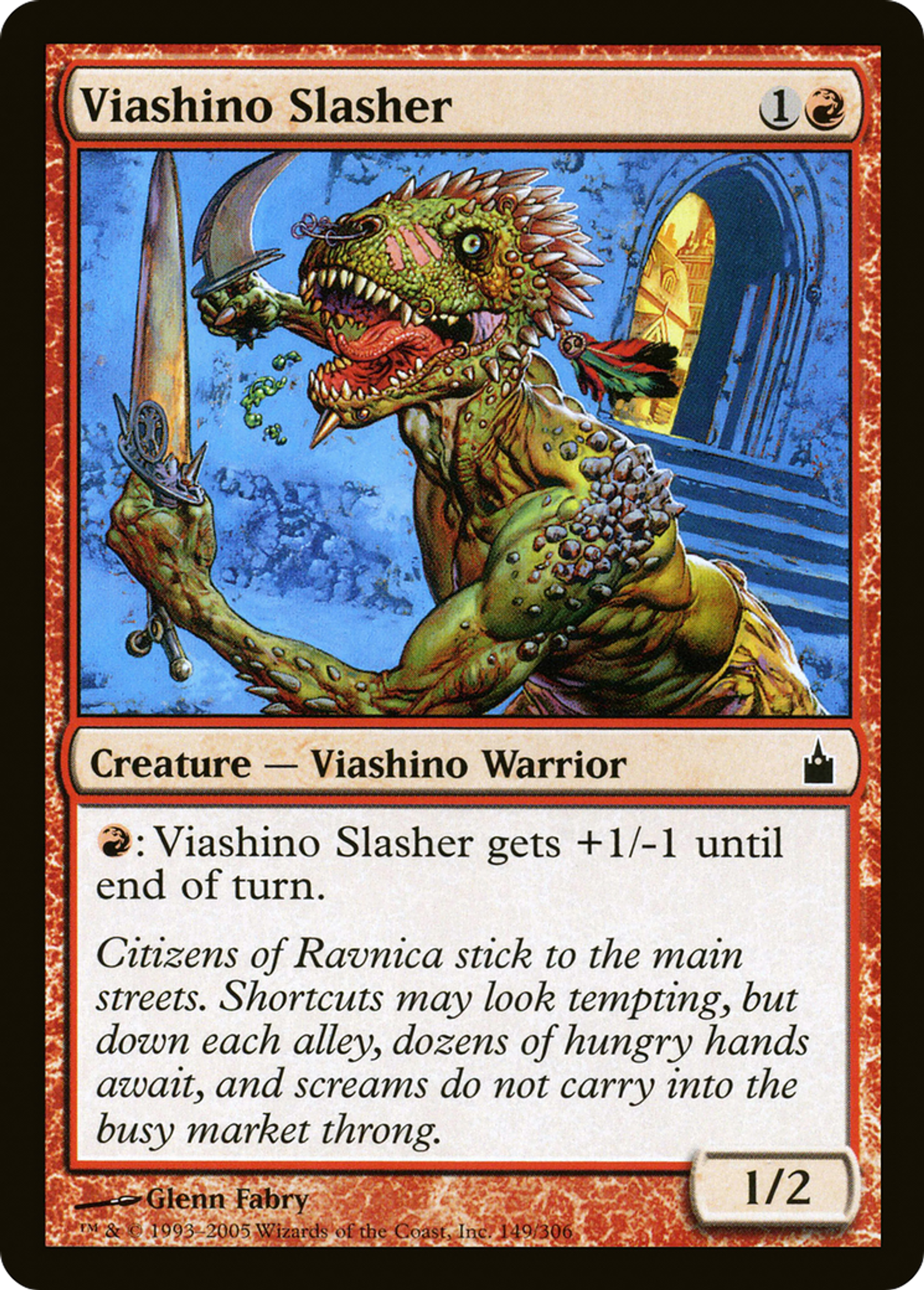 Viashino Slasher — Ravnica: City of Guilds — Magic: The Gathering