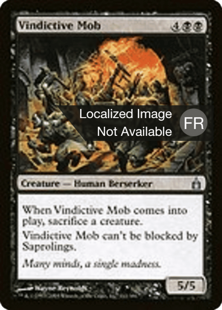 Foule vindicative — Ravnica: City of Guilds — Magic: The Gathering