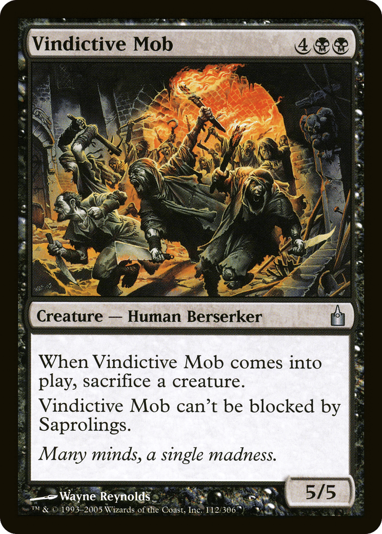 Vindictive Mob — Ravnica: City of Guilds — Magic: The Gathering