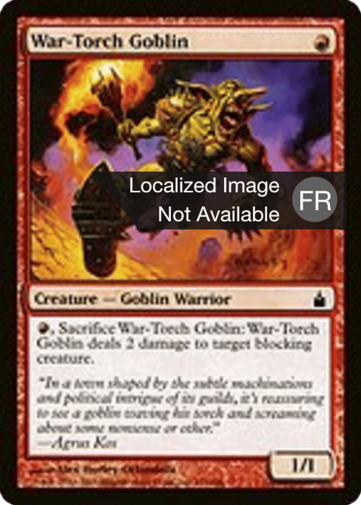 Gobelin à torche de guerre — Ravnica: City of Guilds — Magic: The Gathering