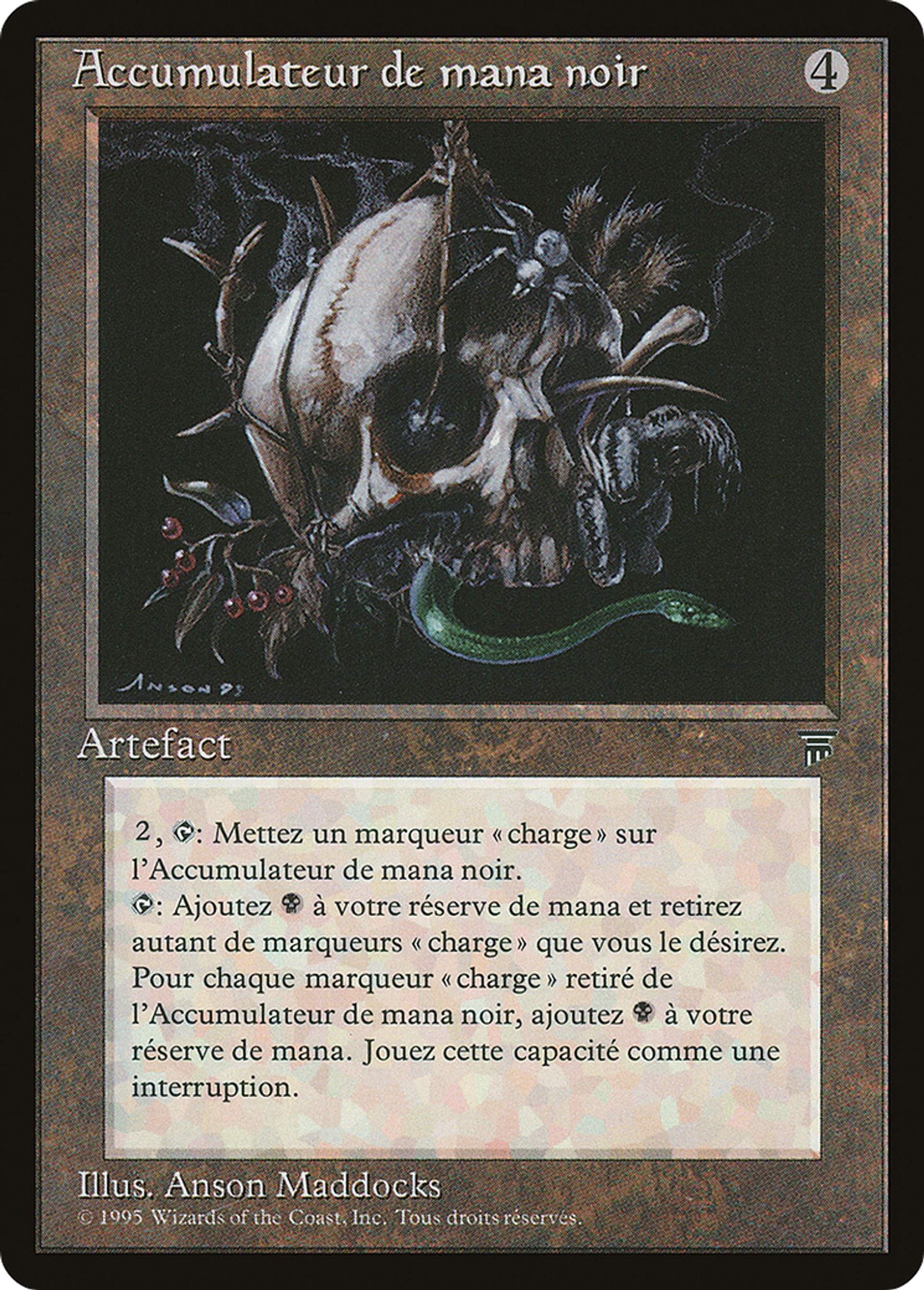 Black Mana Battery — Renaissance — Magic: The Gathering