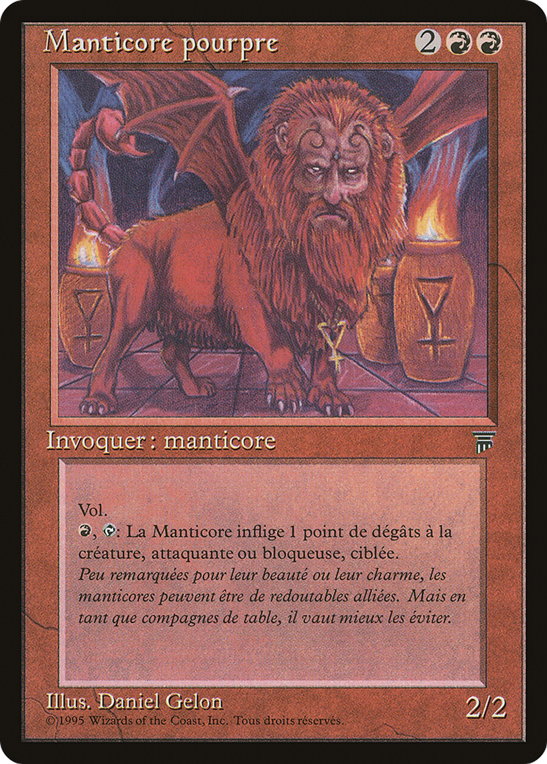 Crimson Manticore — Renaissance — Magic: The Gathering