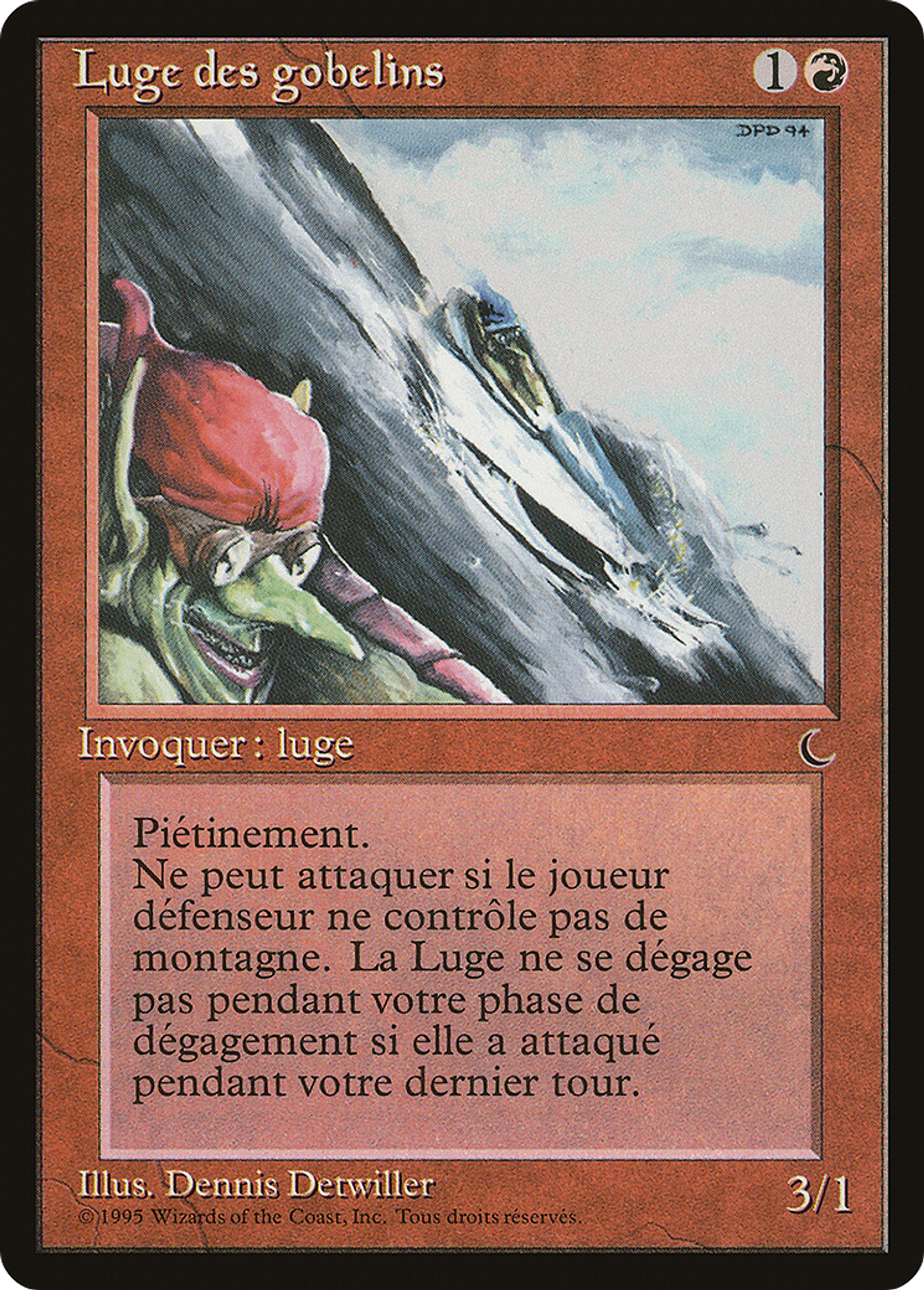 Goblin Rock Sled — Renaissance — Magic: The Gathering