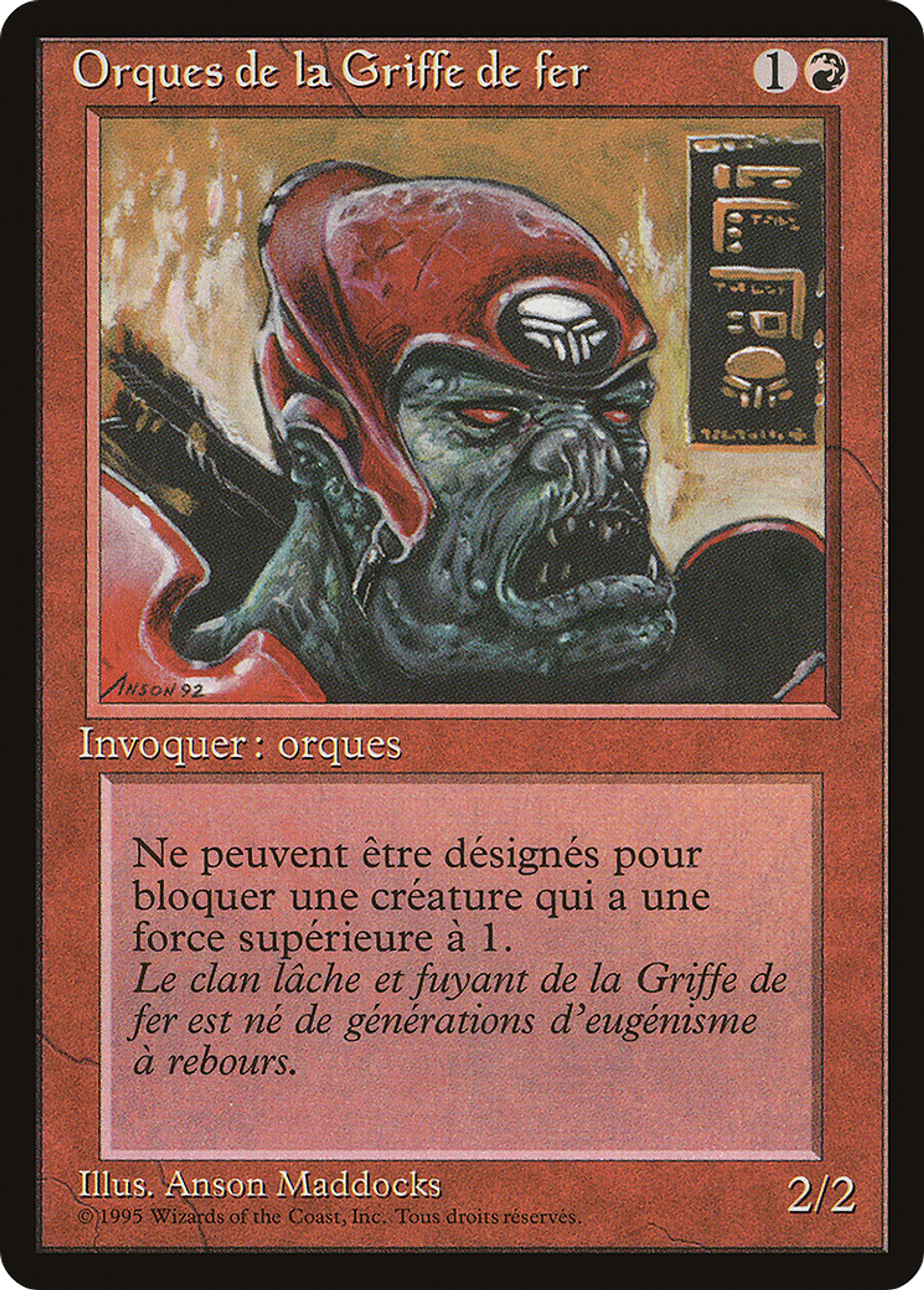 Ironclaw Orcs — Renaissance — Magic: The Gathering