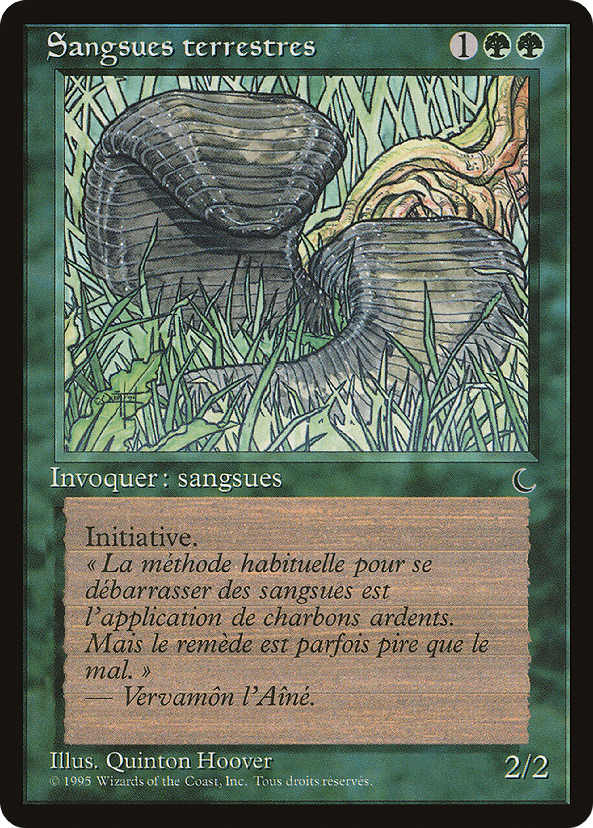 Land Leeches — Renaissance — Magic: The Gathering