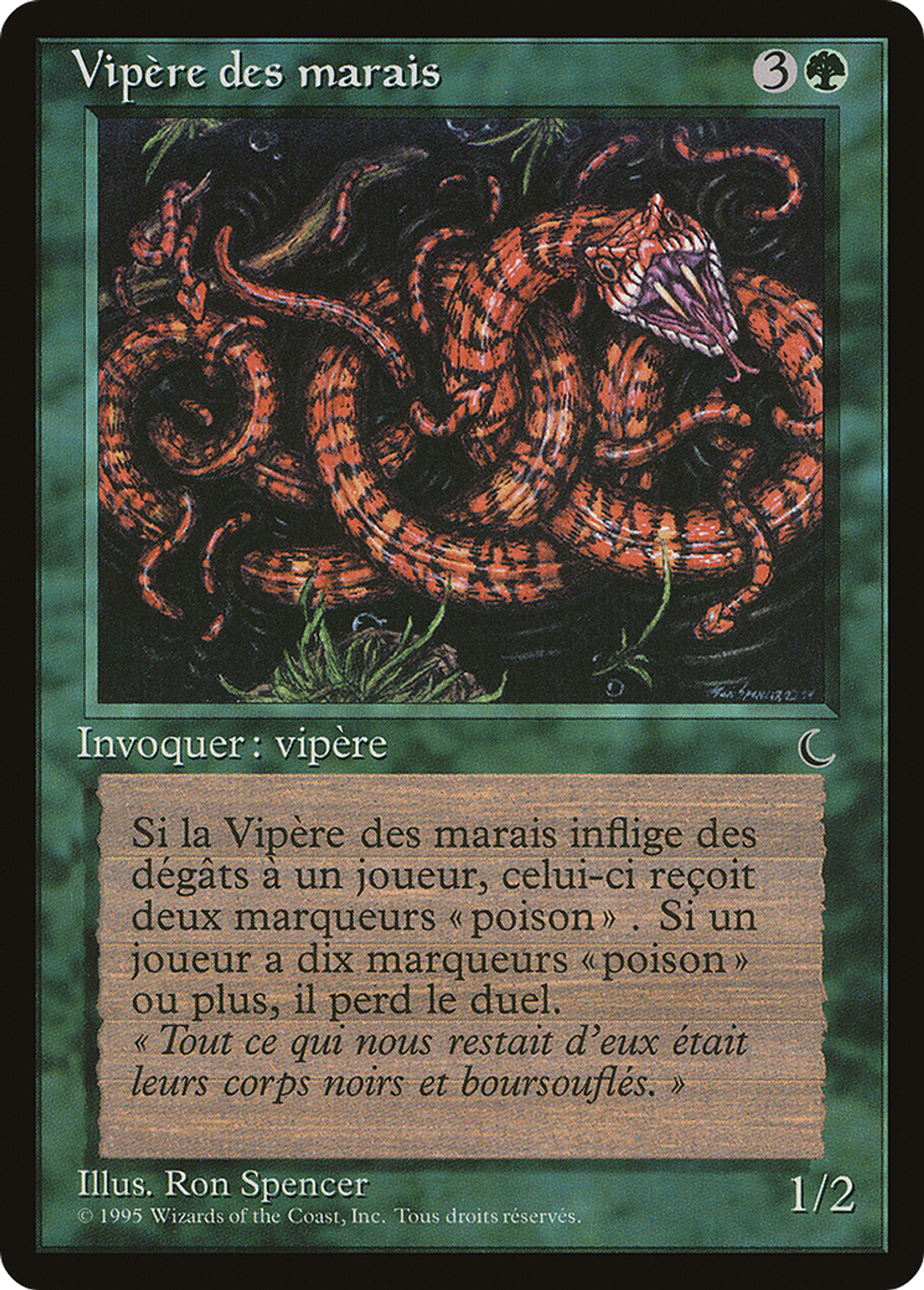 Marsh Viper — Renaissance — Magic: The Gathering