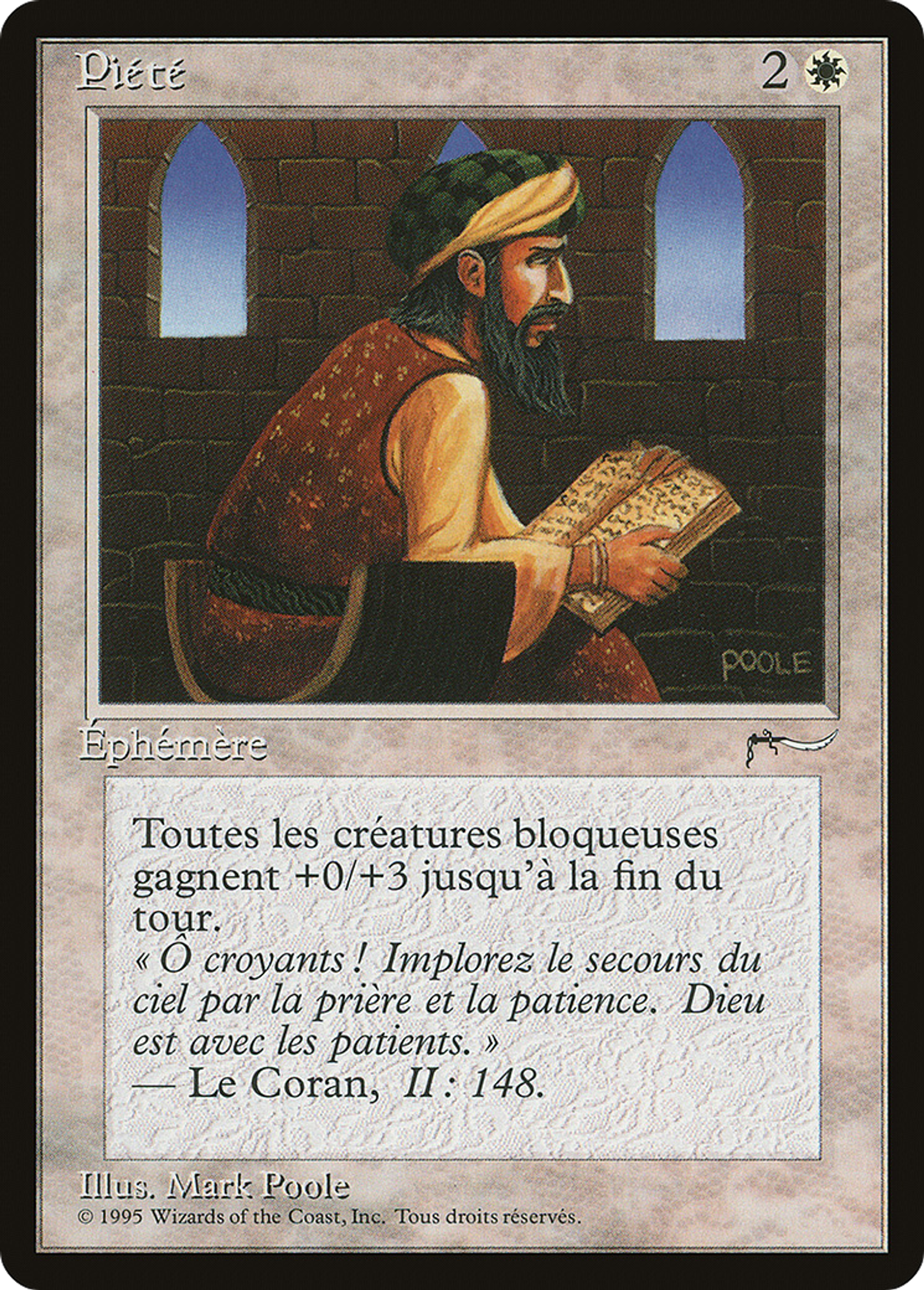 Piété — Renaissance — Magic: The Gathering
