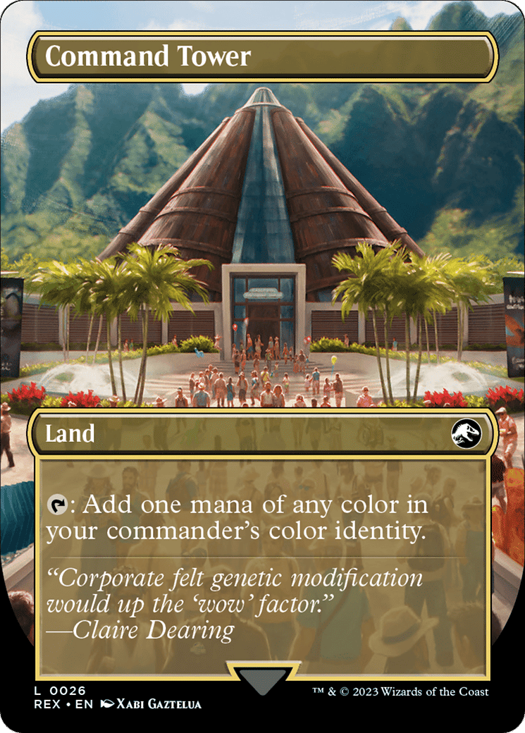 Command Tower — Jurassic World Collection — Magic: The Gathering