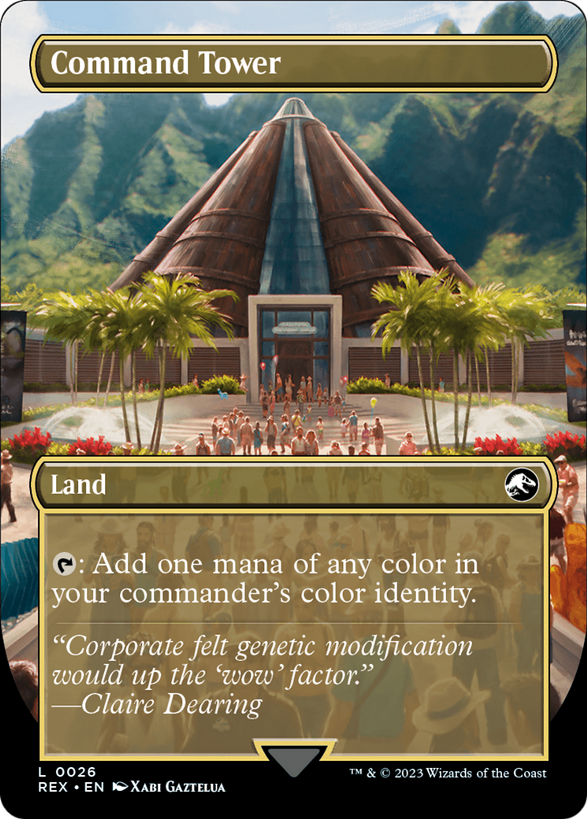 Command Tower — Jurassic World Collection — Magic: The Gathering