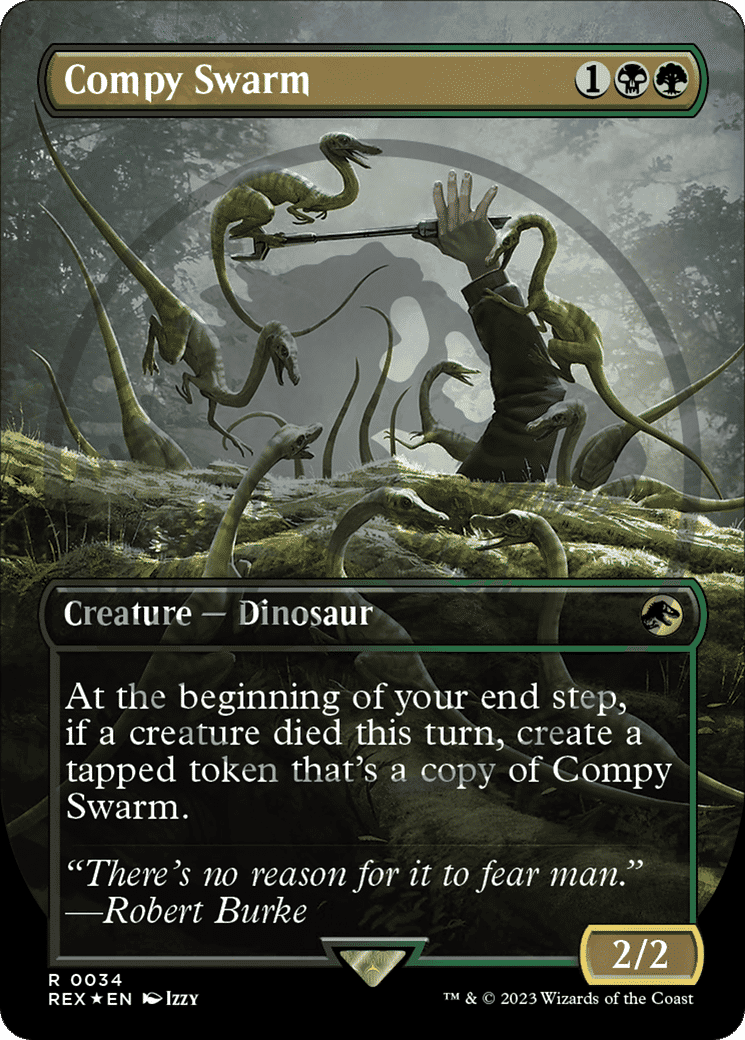 Compy Swarm — Jurassic World Collection — Magic: The Gathering