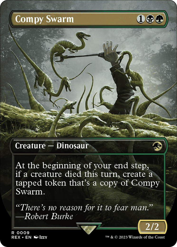 Compy Swarm — Jurassic World Collection — Magic: The Gathering