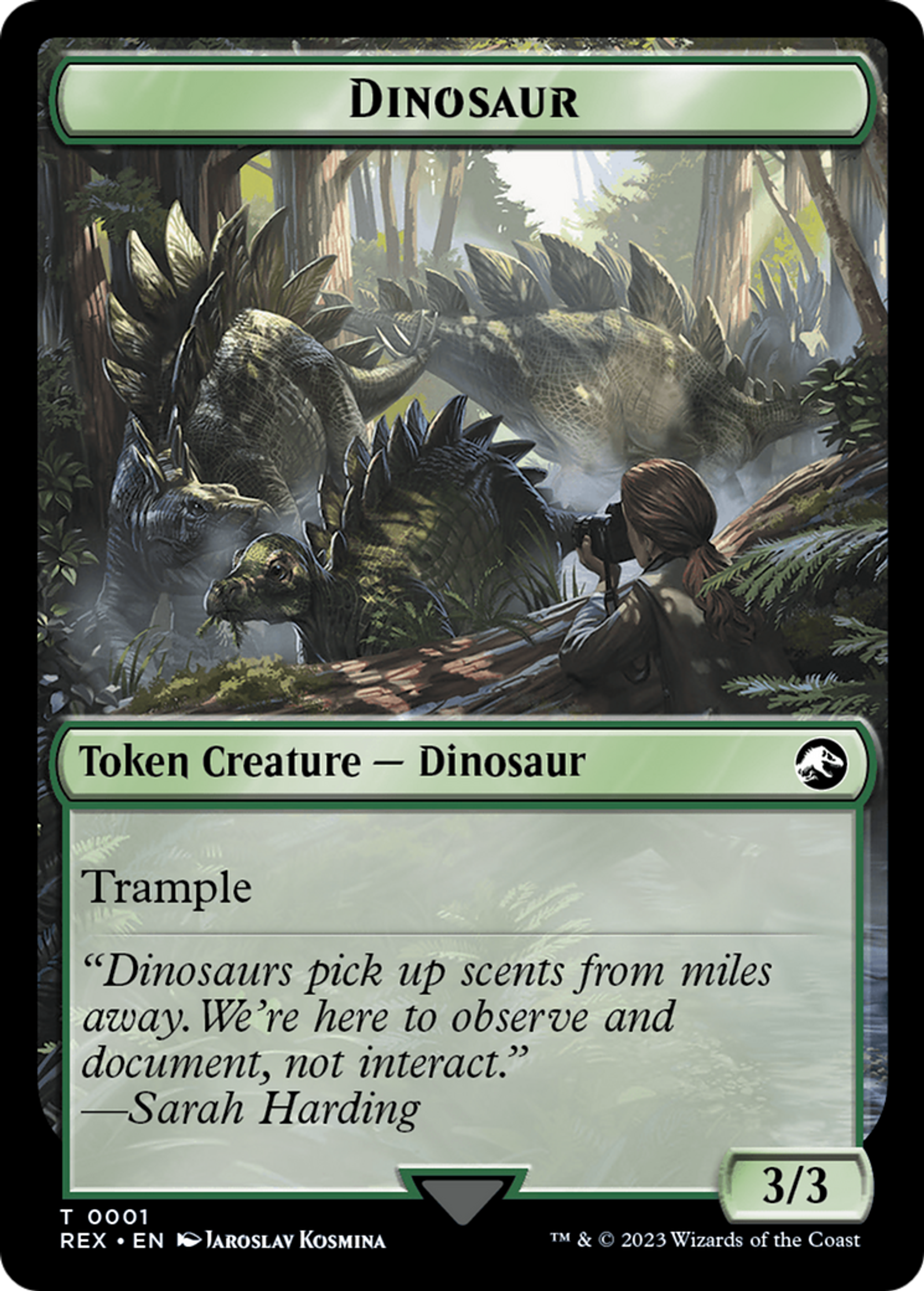 Dinosaur — Jurassic World Collection — Magic: The Gathering