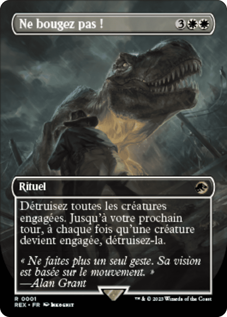 Ne bougez pas ! — Jurassic World Collection — Magic: The Gathering