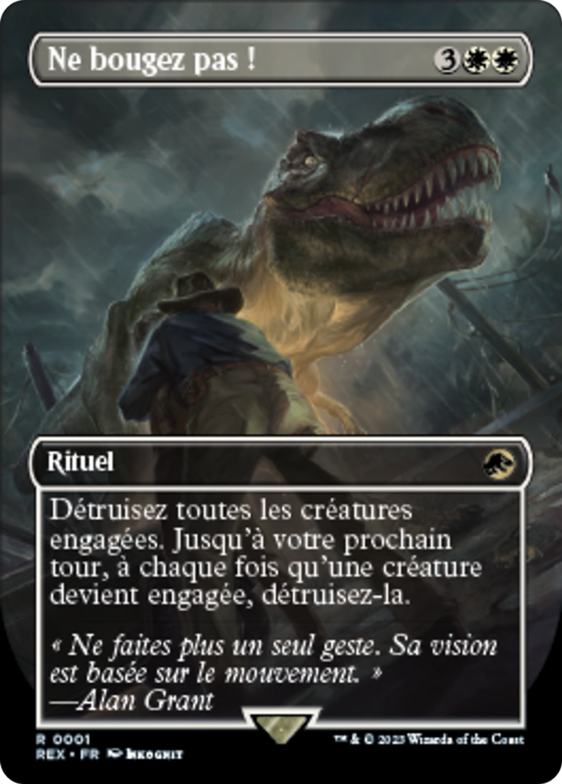 Ne bougez pas ! — Jurassic World Collection — Magic: The Gathering